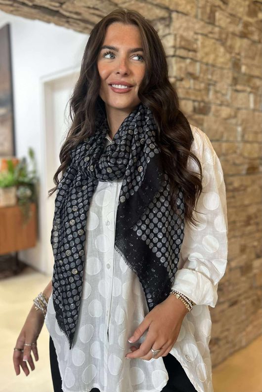 Laundry B Orla Scarf Black  /20 =